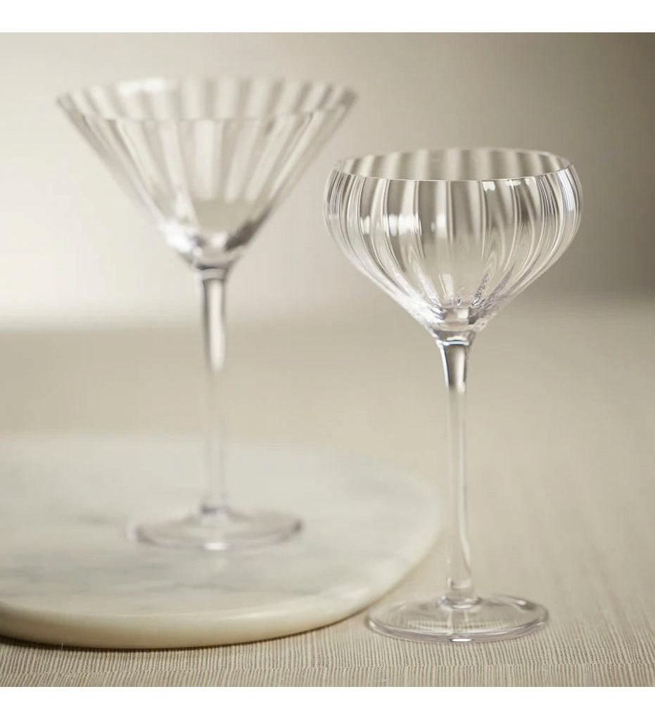 Allred Collaborative - Zodax - Madeleine Optic Martini Glass - Madeleine Optic Martini Glass - CH-6675