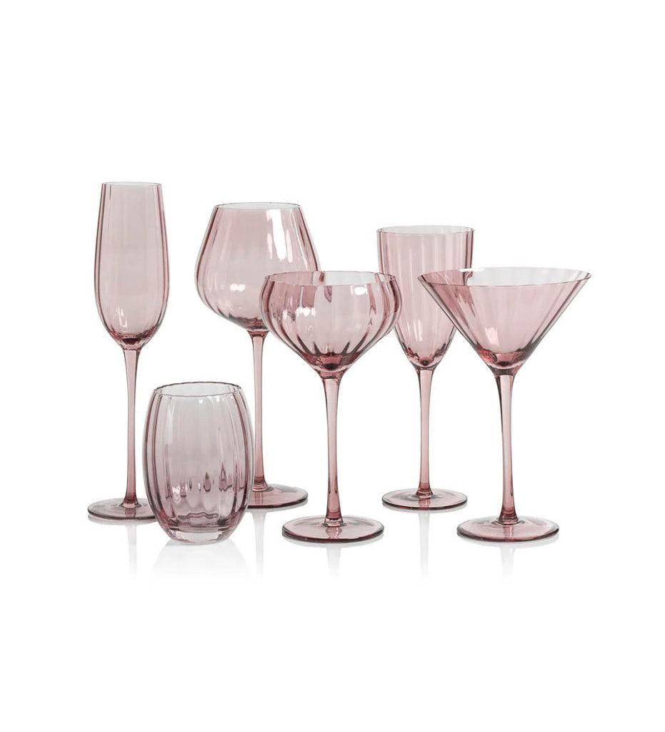 Allred Collaborative - Zodax - Madeleine Optic Red Wine Glass - Madeleine Optic Red Wine Glass - CH-6671