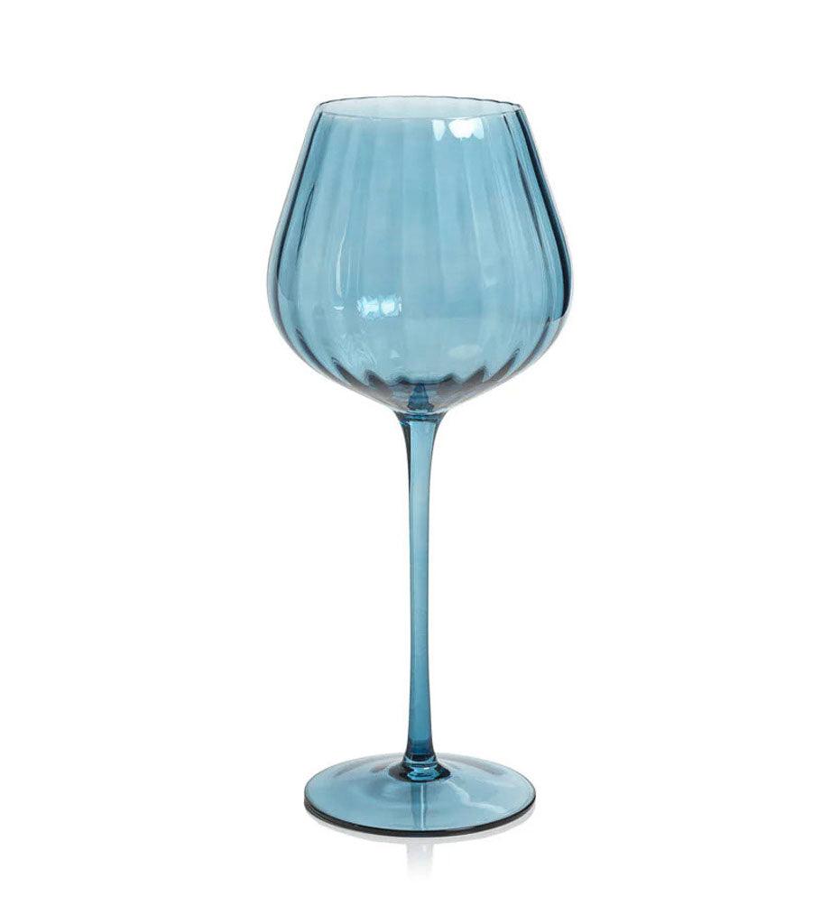 Allred Collaborative - Zodax - Madeleine Optic Red Wine Glass - Madeleine Optic Red Wine Glass - CH-6689