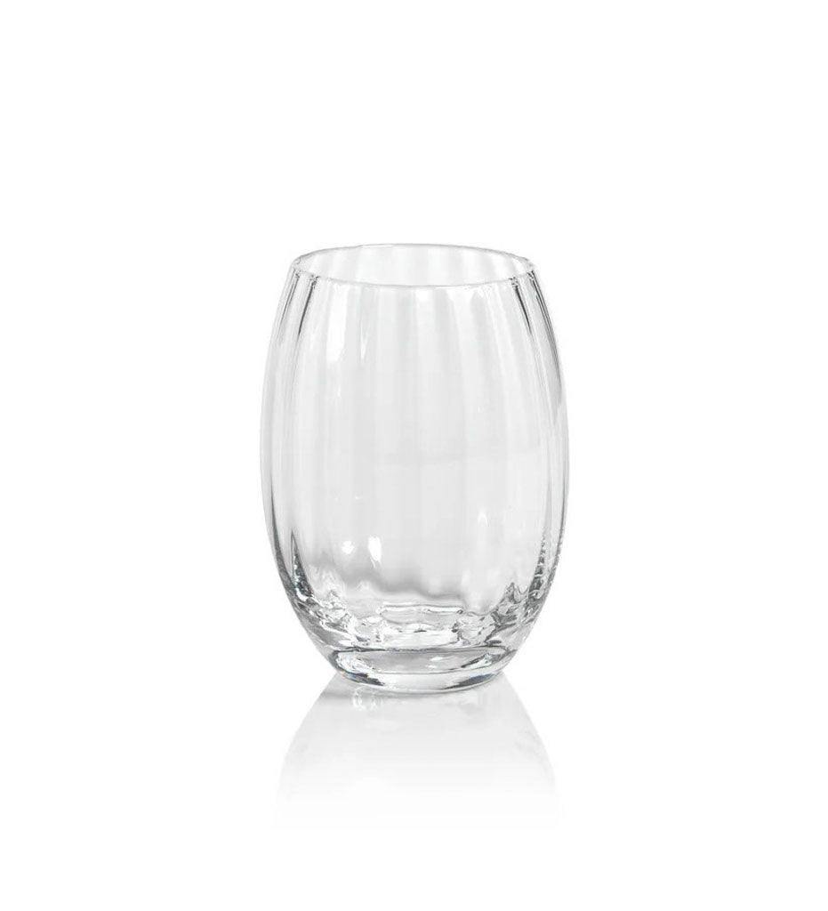 Allred Collaborative - Zodax - Madeleine Optic Stemless All-Purpose Glass - Madeleine Optic Stemless All-Purpose Glass - CH-6674