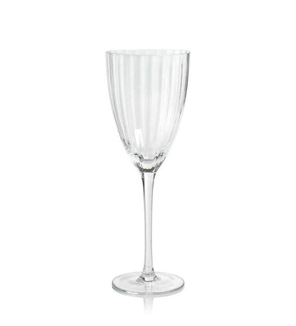 Allred Collaborative - Zodax - Madeleine Optic White Wine Glass - Madeleine Optic White Wine Glass - CH-6670