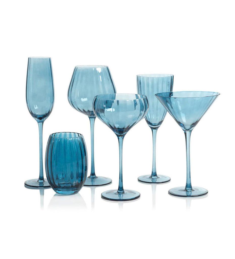 Allred Collaborative - Zodax - Madeleine Optic White Wine Glass - Madeleine Optic White Wine Glass - CH-6670