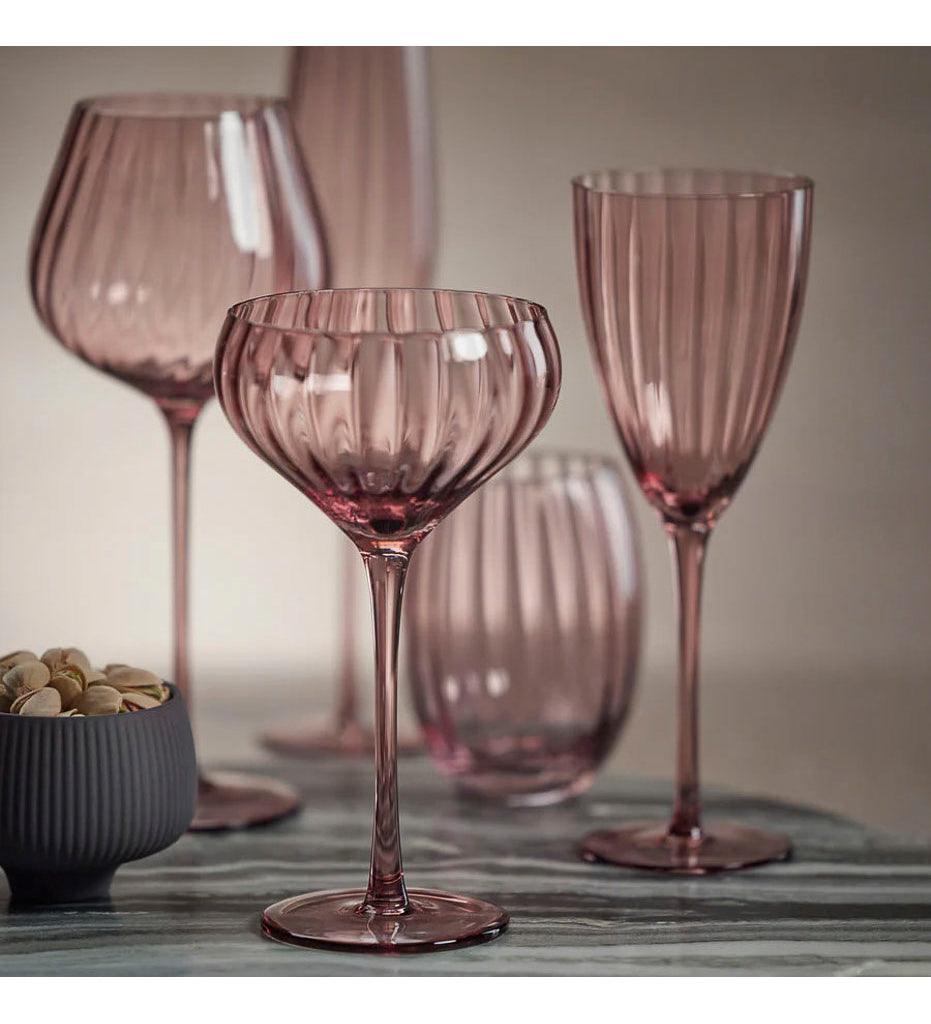 Allred Collaborative - Zodax - Madeleine Optic White Wine Glass - Madeleine Optic White Wine Glass - CH-6670