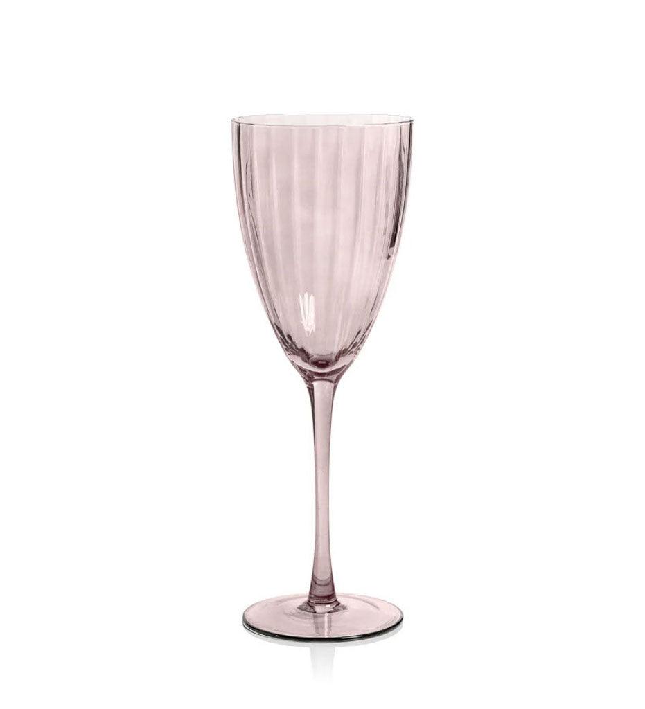 Allred Collaborative - Zodax - Madeleine Optic White Wine Glass - Madeleine Optic White Wine Glass - CH-6676