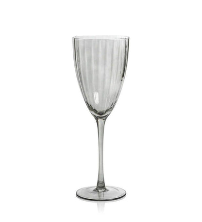 Allred Collaborative - Zodax - Madeleine Optic White Wine Glass - Madeleine Optic White Wine Glass - CH-6682