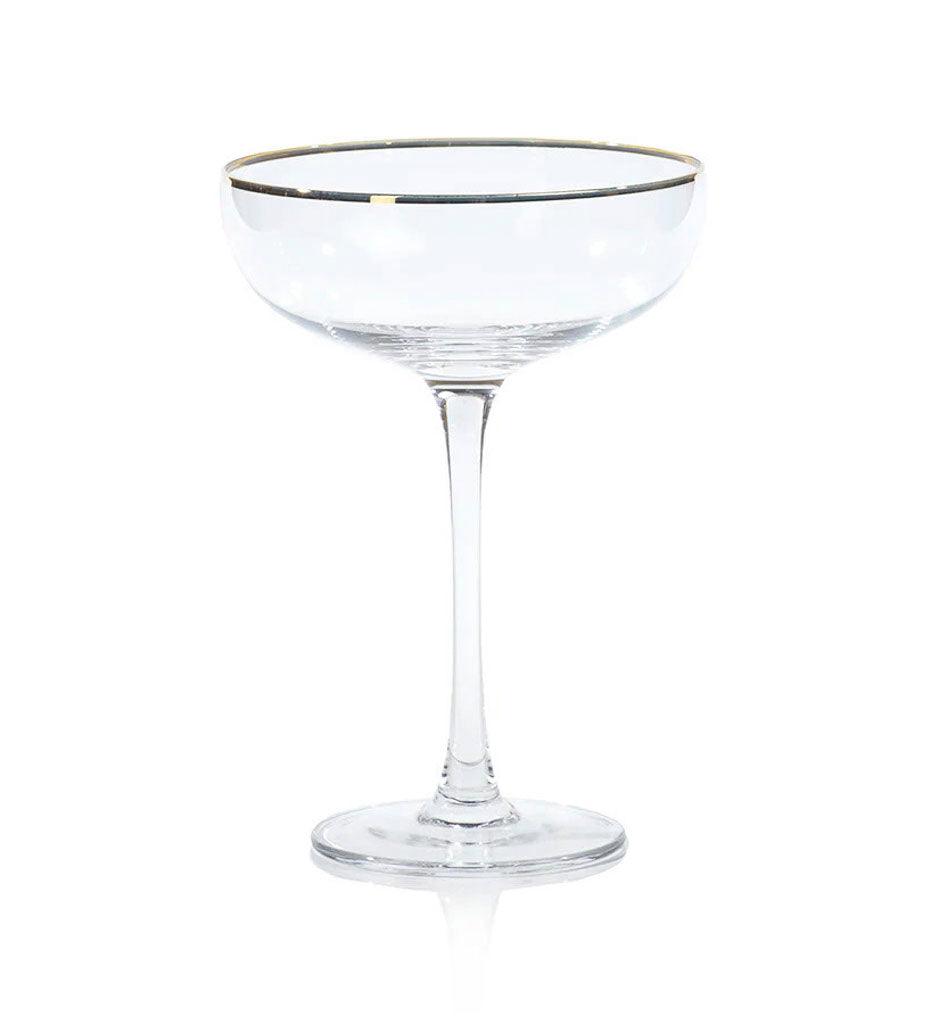 Allred Collaborative - Zodax - Martini / Serving Bowl with Gold Rim - Martini / Serving Bowl with Gold Rim - CH-5141