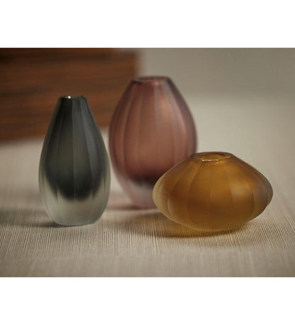 Allred Collaborative - Zodax - Milano Cut & Frosted Vase - Milano Cut & Frosted Vase - CH-6700