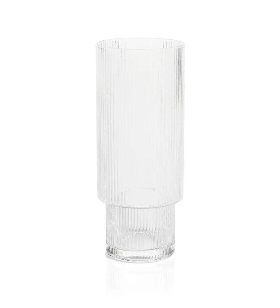 Allred Collaborative - Zodax - Optic Design Highball Glass - Optic Design Highball Glass - CH-6321