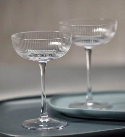 Allred Collaborative - Zodax - Optic Design Martini Glass - Optic Design Martini Glass - CH-6320