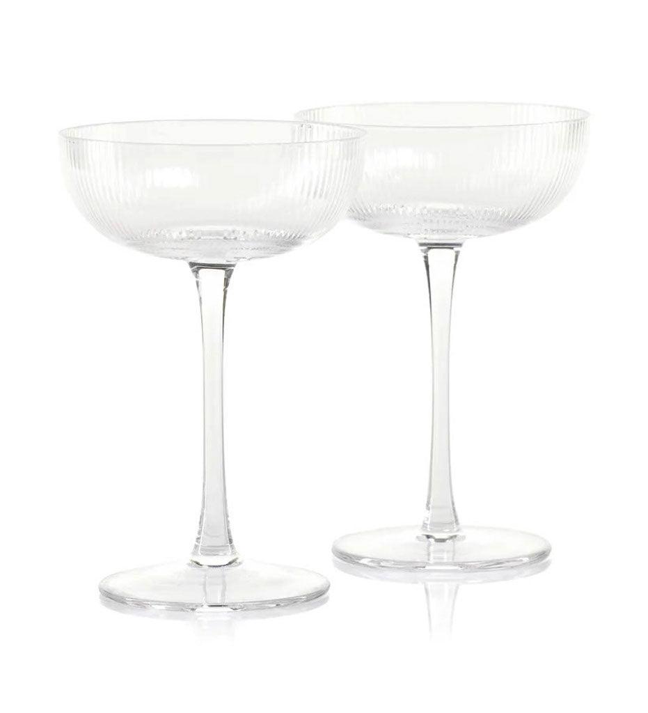 Allred Collaborative - Zodax - Optic Design Martini Glass - Optic Design Martini Glass - CH-6320