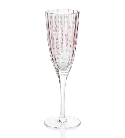 Allred Collaborative - Zodax - Portofino White Dot Champagne Flute - Portofino White Dot Champagne Flute - CH-6722