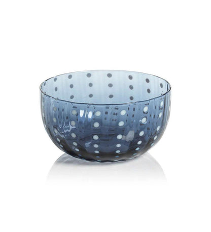 Allred Collaborative - Zodax - Portofino White Dot Condiment Bowl - Portofino White Dot Condiment Bowl - CH-6740