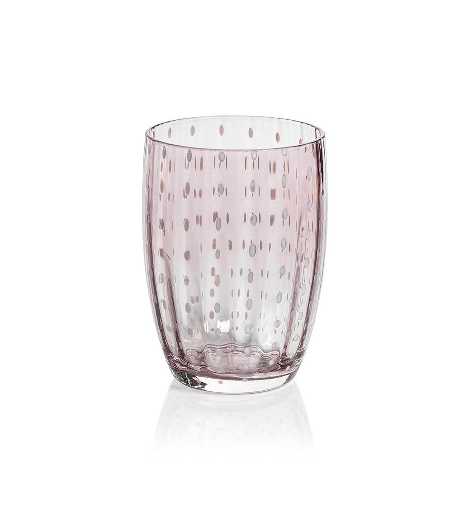 Allred Collaborative - Zodax - Portofino White Dot Tumbler - Portofino White Dot Tumbler - CH-6724