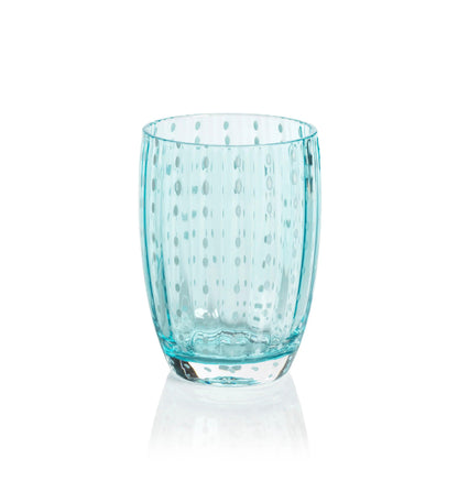 Allred Collaborative - Zodax - Portofino White Dot Tumbler - Portofino White Dot Tumbler - CH-6734