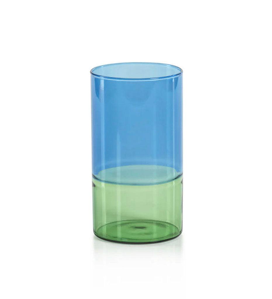 Allred Collaborative - Zodax - Riviera Two-Toned Glassware Highball Glass - Riviera Two-Toned Glassware Highball Glass - CH-6755