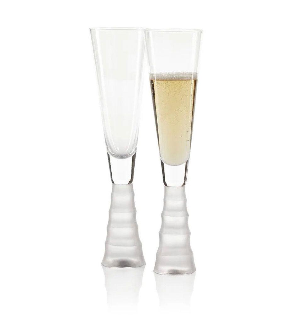 Allred Collaborative - Zodax - Sagano Bamboo Stem Champagne Flute - Sagano Bamboo Stem Champagne Flute - CH-6322