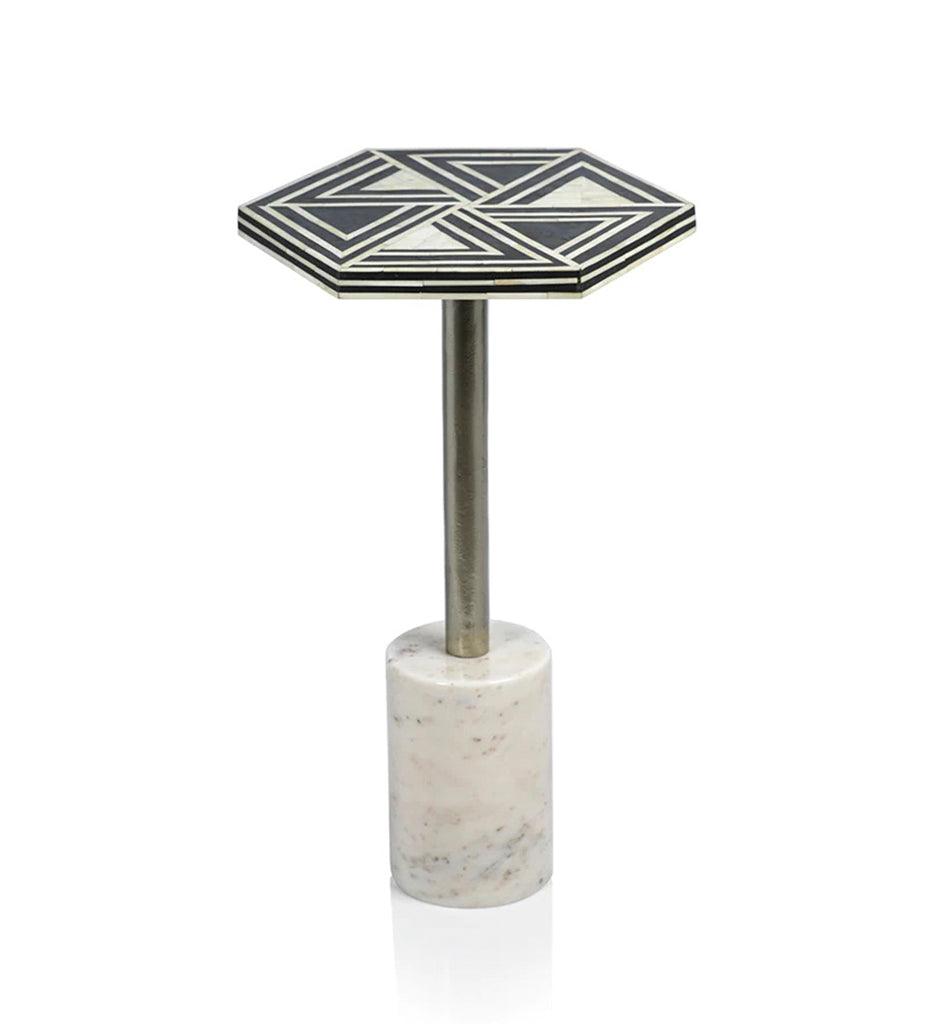 Allred Collaborative - Zodax - Sultana Cocktail Table on Marble Base - Hexagon - Sultana Cocktail Table on Marble Base - Hexagon - IN-6814