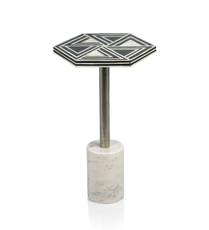 Allred Collaborative - Zodax - Sultana Cocktail Table on Marble Base - Hexagon - Sultana Cocktail Table on Marble Base - Hexagon - IN-6814