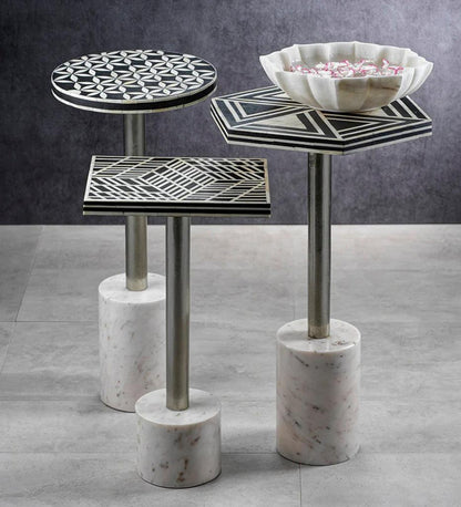 Allred Collaborative - Zodax - Sultana Cocktail Table on Marble Base - Round - Sultana Cocktail Table on Marble Base - Round - IN-6815