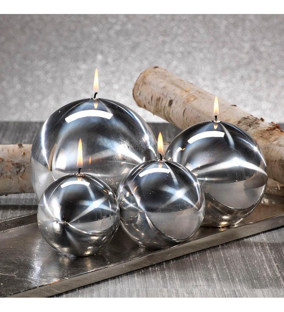 Allred Collaborative - Zodax - Titanium Ball Candle - Titanium Ball Candle - POL-801