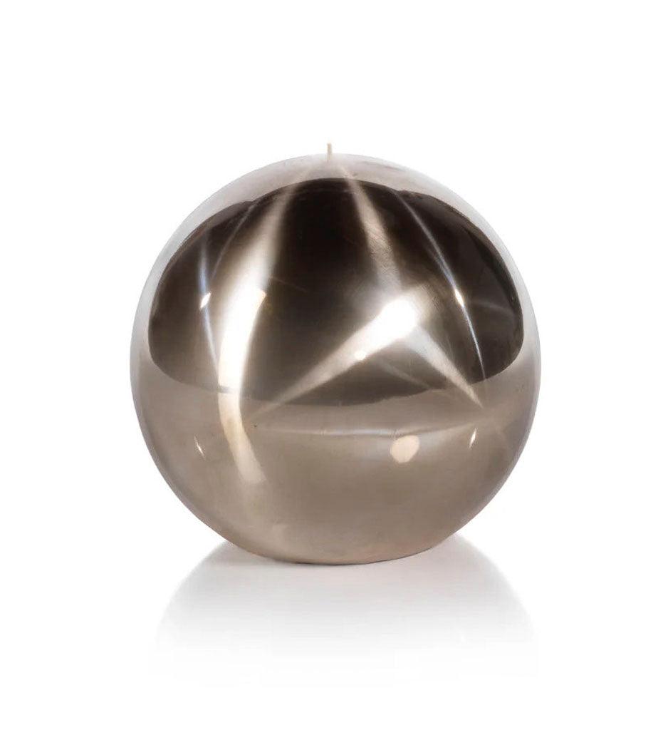 Allred Collaborative - Zodax - Titanium Ball Candle - Titanium Ball Candle - POL-804