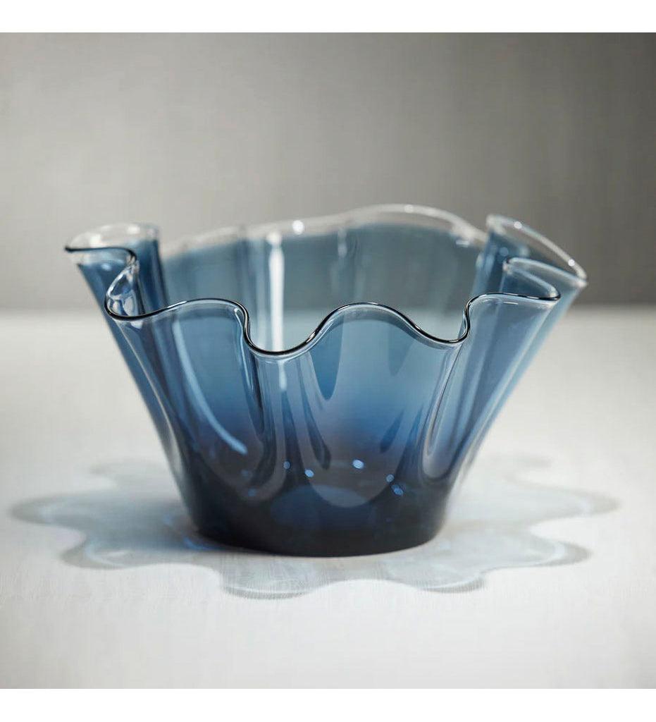 Allred Collaborative - Zodax - Tropezana Tall Wave Glass Bowl - Tropezana Tall Wave Glass Bowl - POL-1207