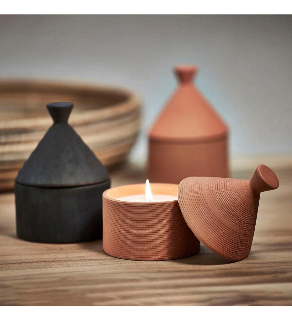 Allred Collaborative - Zodax - Trulli Stoneware Jar Candle - Trulli Stoneware Jar Candle - IG-2733