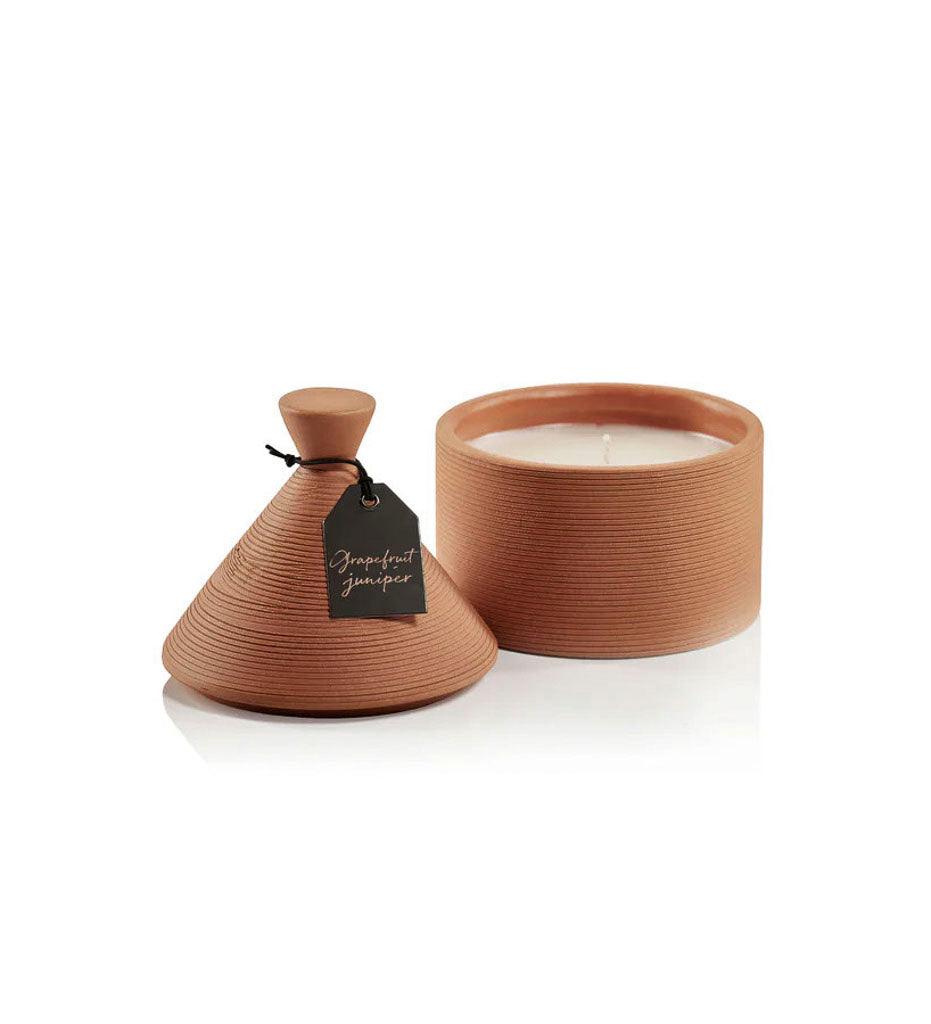 Allred Collaborative - Zodax - Trulli Stoneware Jar Candle - Trulli Stoneware Jar Candle - IG-2733