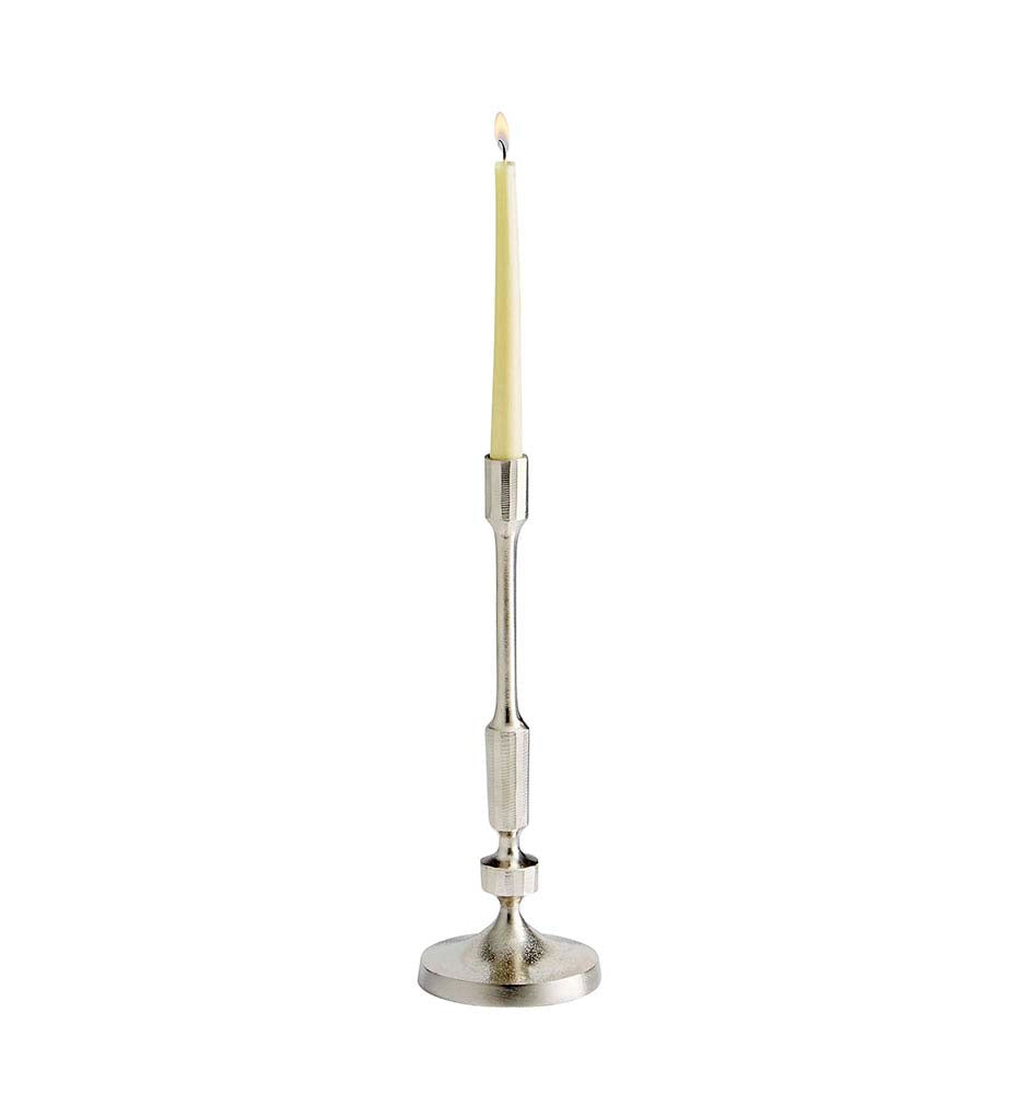 Cambria Candleholder | Nickel - Small