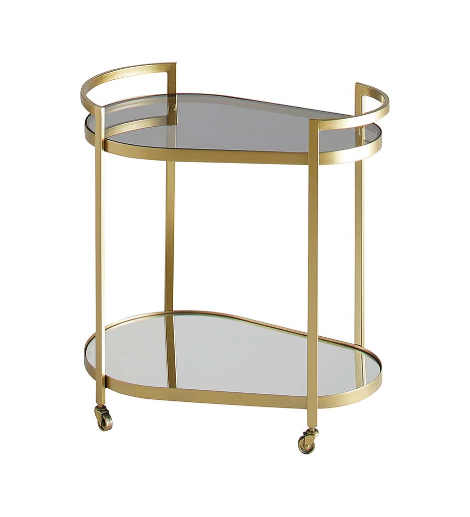 Allred Collaborative - Cyan Design - Cosmo Bar Cart - Gold - Cosmo Bar Cart - Gold - 11437