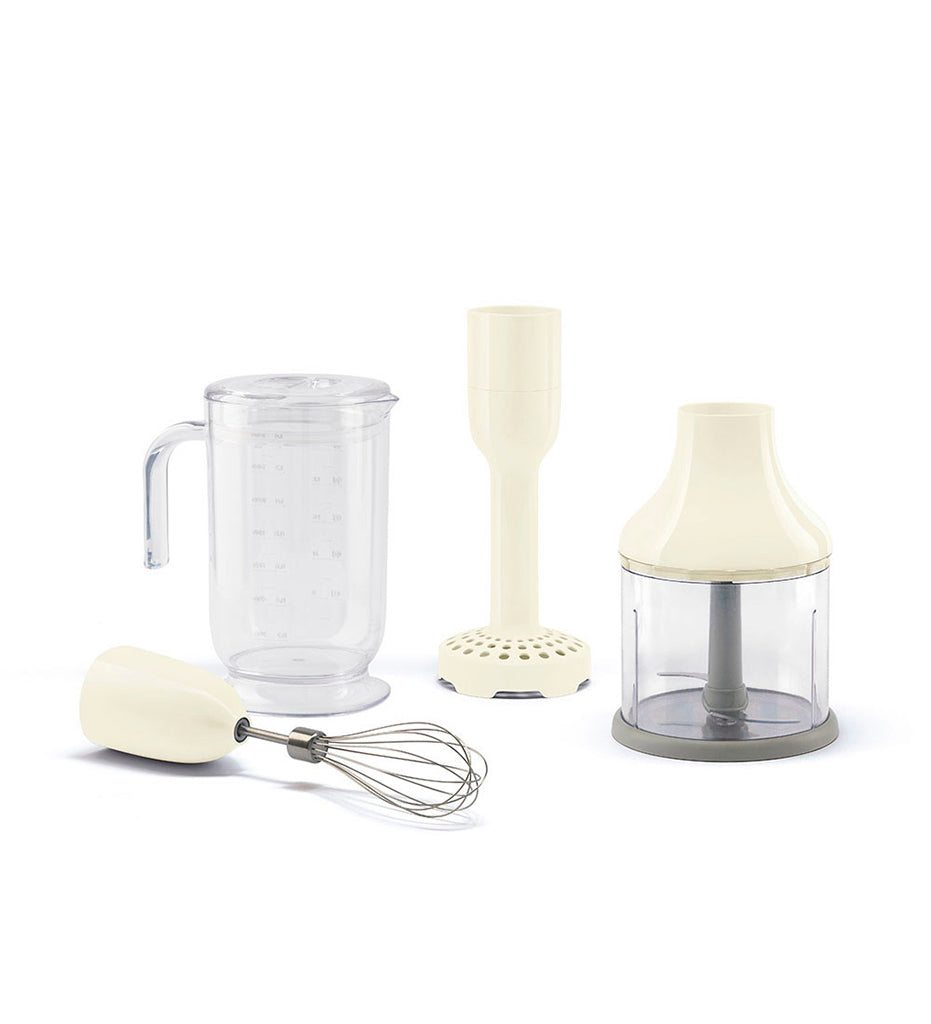Smeg Red 50's Retro Style Hand Blender with Accessories