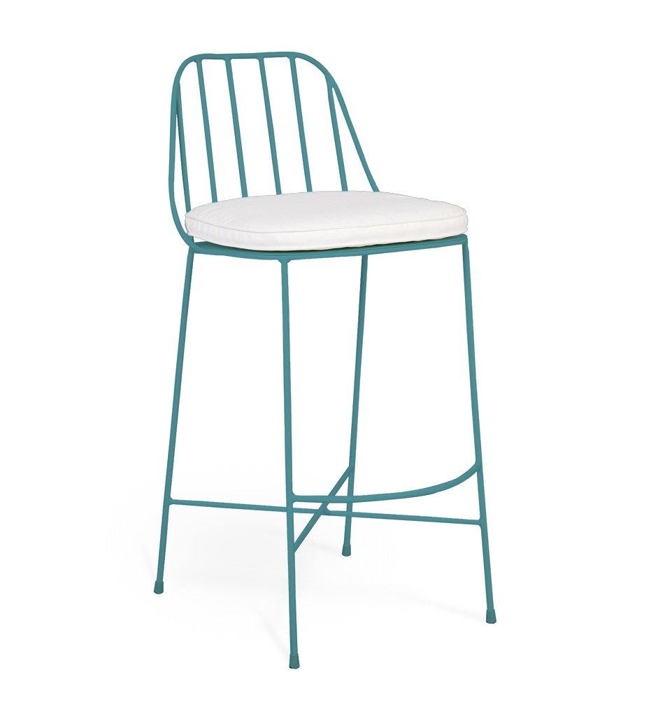 Wire bar stools with backs hot sale