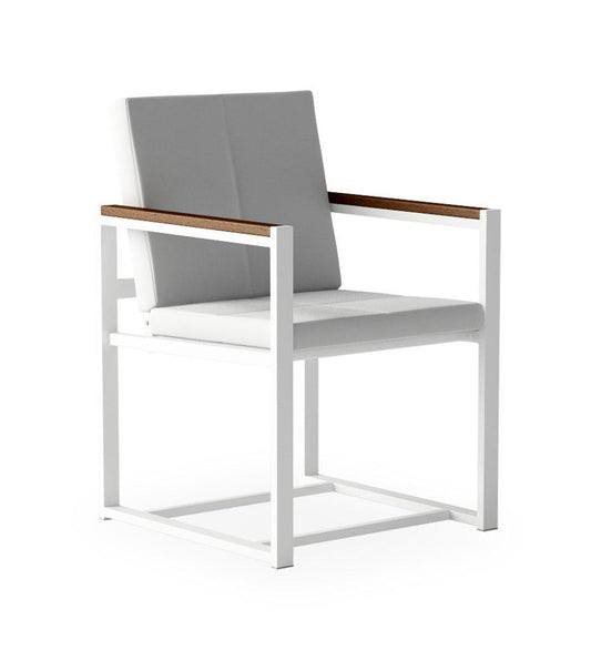 Allred Collaborative - 10DEKA - Daytona Arm Chair - - Daytona Arm Chair - - 205150300-WHT