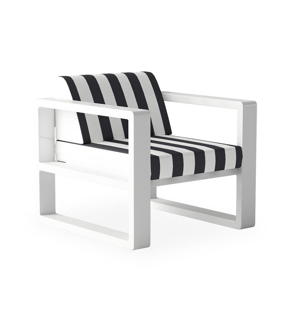 Allred Collaborative - 10DEKA - Delaz Lounge Chair - - Delaz Lounge Chair - - 250150400-WHT