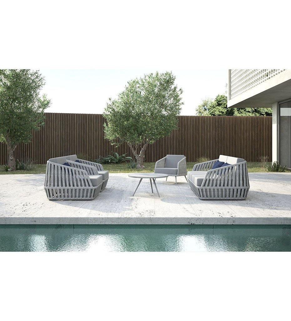 Allred Collaborative - 10DEKA - Litus 2-Seater Sofa - - Litus 2-Seater Sofa - - 251150500-WHT