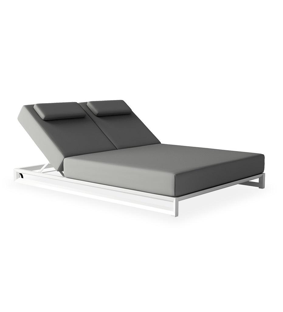 Allred Collaborative - 10DEKA - Nubes Double Daybed with Wheels - - Nubes Double Daybed with Wheels - - 301150700-WHT