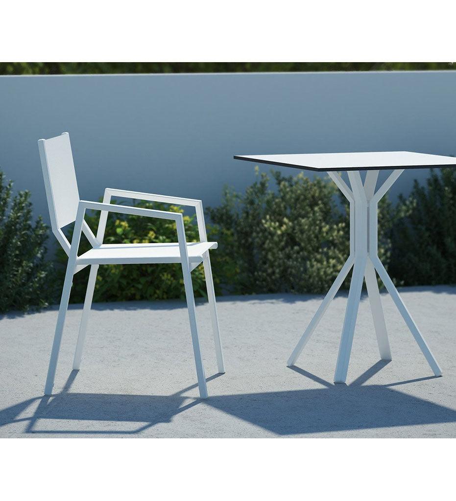 Allred Collaborative - 10DEKA - Ora Small Square 4-Leg Table - Ora Small Square 4-Leg Table - 600150803-WHT