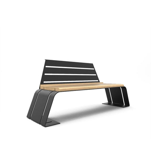 Allred Collaborative - CitySi - Ash Bench - Backrest - - Ash Bench - Backrest - - ASHB-9010