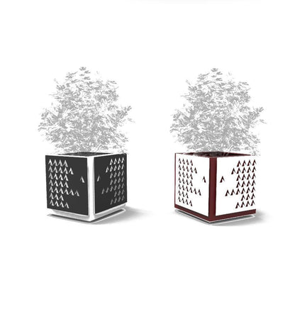 Allred Collaborative - CitySi - Cube Small Planter - - Cube Small Planter - - CBU01-9010