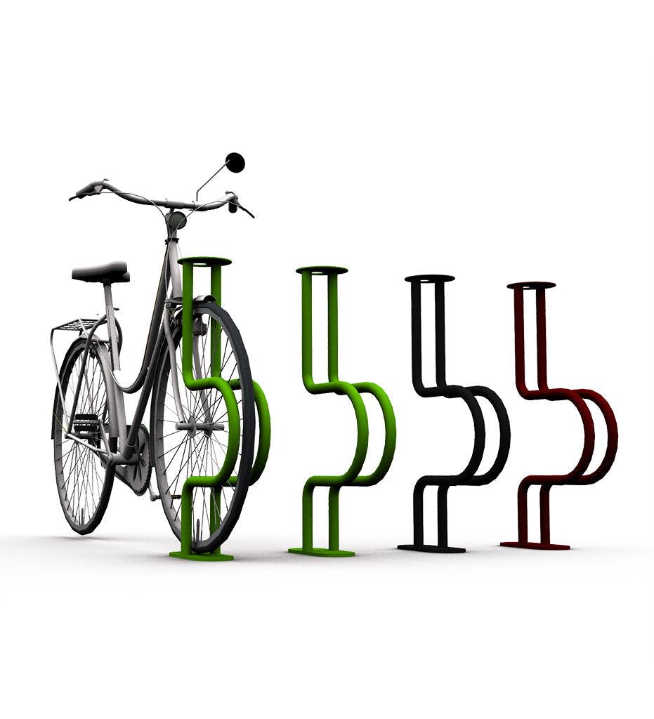 Allred Collaborative - CitySi - Curve Bike Rack - - Curve Bike Rack - - CRV-SSTL