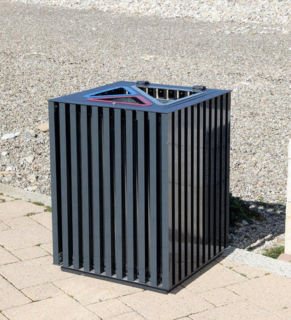 Allred Collaborative - CitySi - Elodie Litter Bins - Trip/Quad - - Elodie Litter Bins - Trip/Quad - - ELOC05-9010