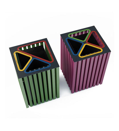 Allred Collaborative - CitySi - Elodie Litter Bins - Trip/Quad - - Elodie Litter Bins - Trip/Quad - - ELOC05-9010