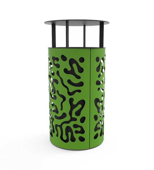 Allred Collaborative - CitySi - Matisse Litter Bin - Covered - - Matisse Litter Bin - Covered - - MTS01_Cover-9010