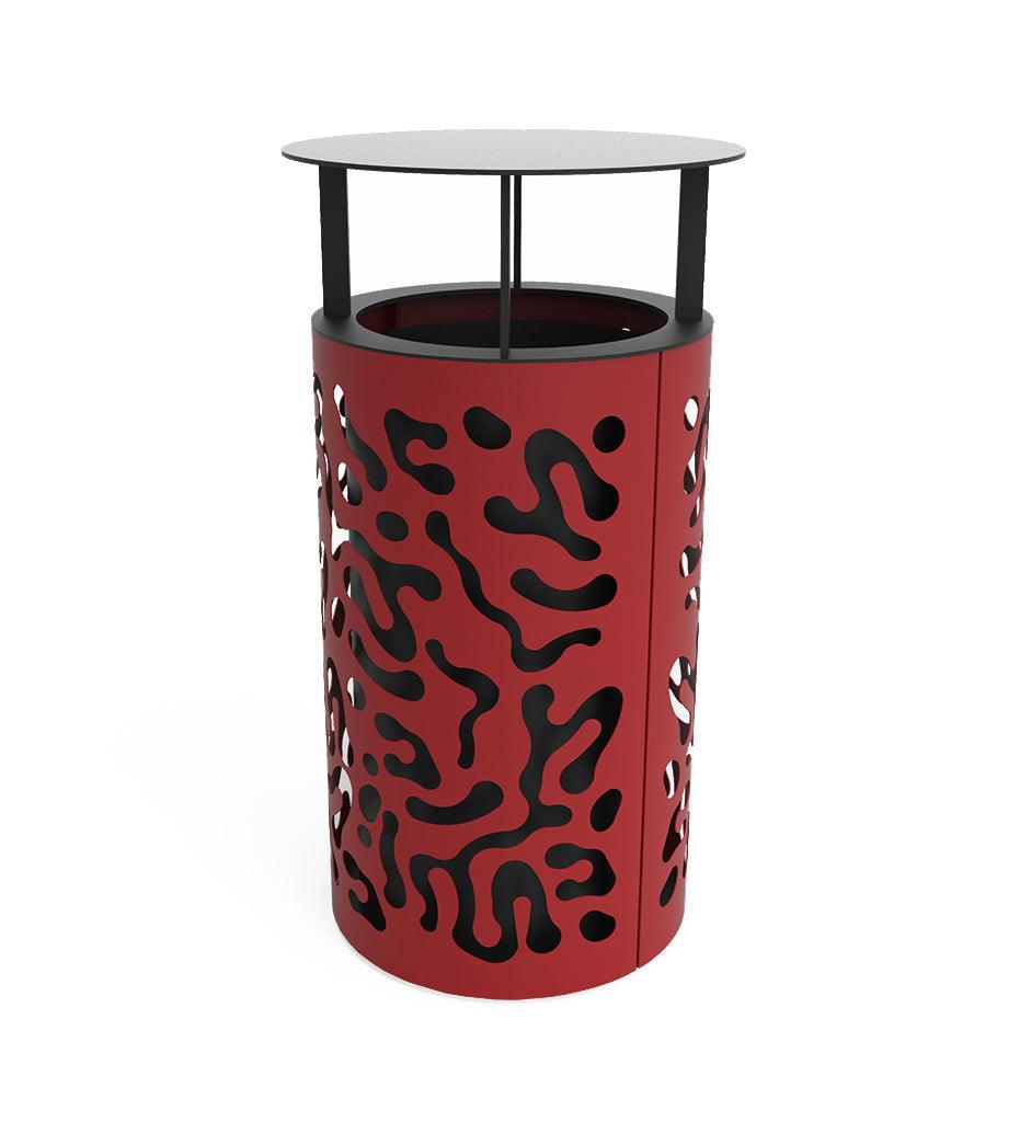 Allred Collaborative - CitySi - Matisse Litter Bin - Covered - - Matisse Litter Bin - Covered - - MTS01_Cover-9010