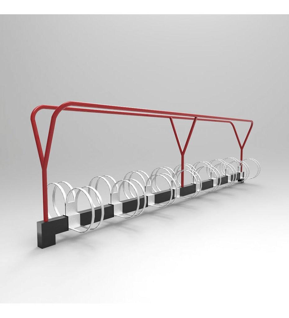 Allred Collaborative - CitySi - Metropolitan Bike Rack - - Metropolitan Bike Rack - - MTR-9010