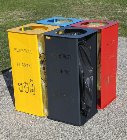 Allred Collaborative - CitySi - Picasso Recycling Bin - - Picasso Recycling Bin - - PIC01-9010