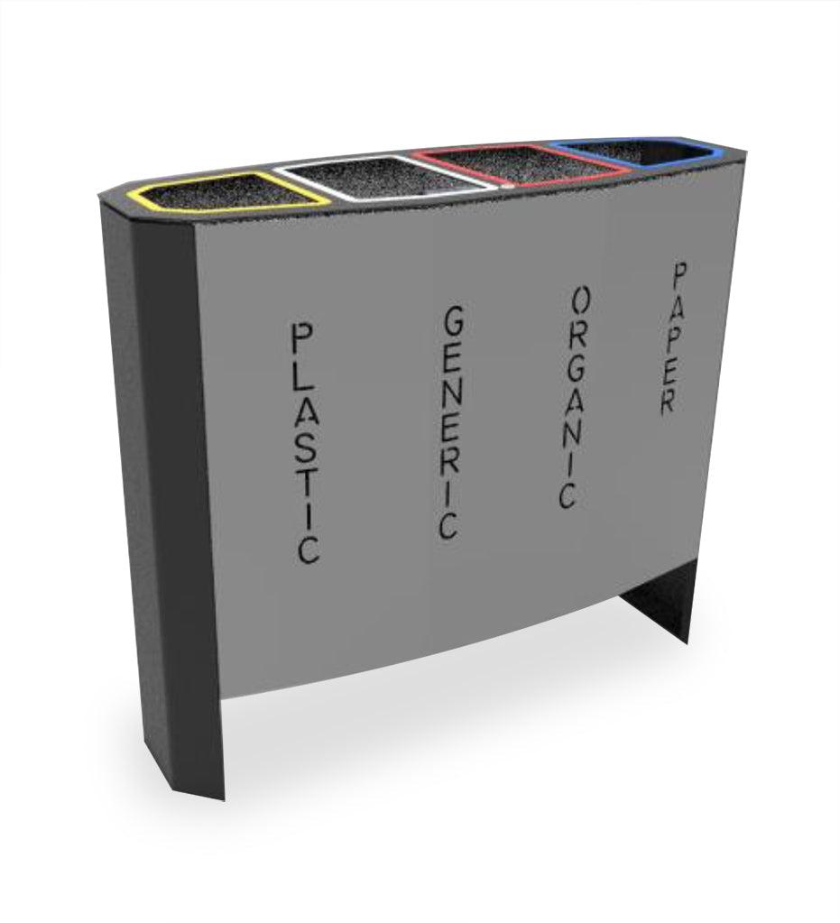 Allred Collaborative - CitySi - Plane Litter Bin - - Plane Litter Bin - - PLN-9006