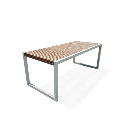 Allred Collaborative - CitySi - Strip ALU Wood Table - - Strip ALU Wood Table - - STRT_01-9010